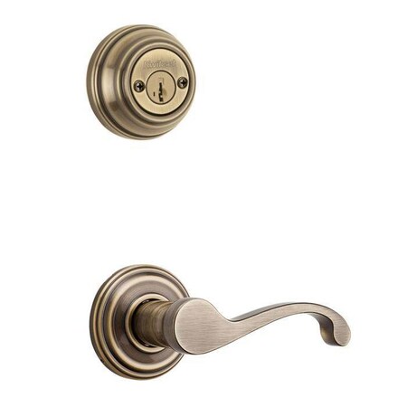 Kwikset Commonwealth Lever Interior Double Cylinder Handleset Trim 967CHL-LH-5-SMT